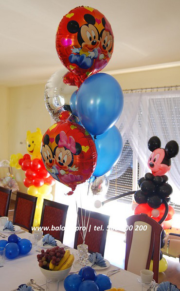 Balony z helem urodziny dziecka