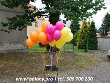 Balony napełnione helem